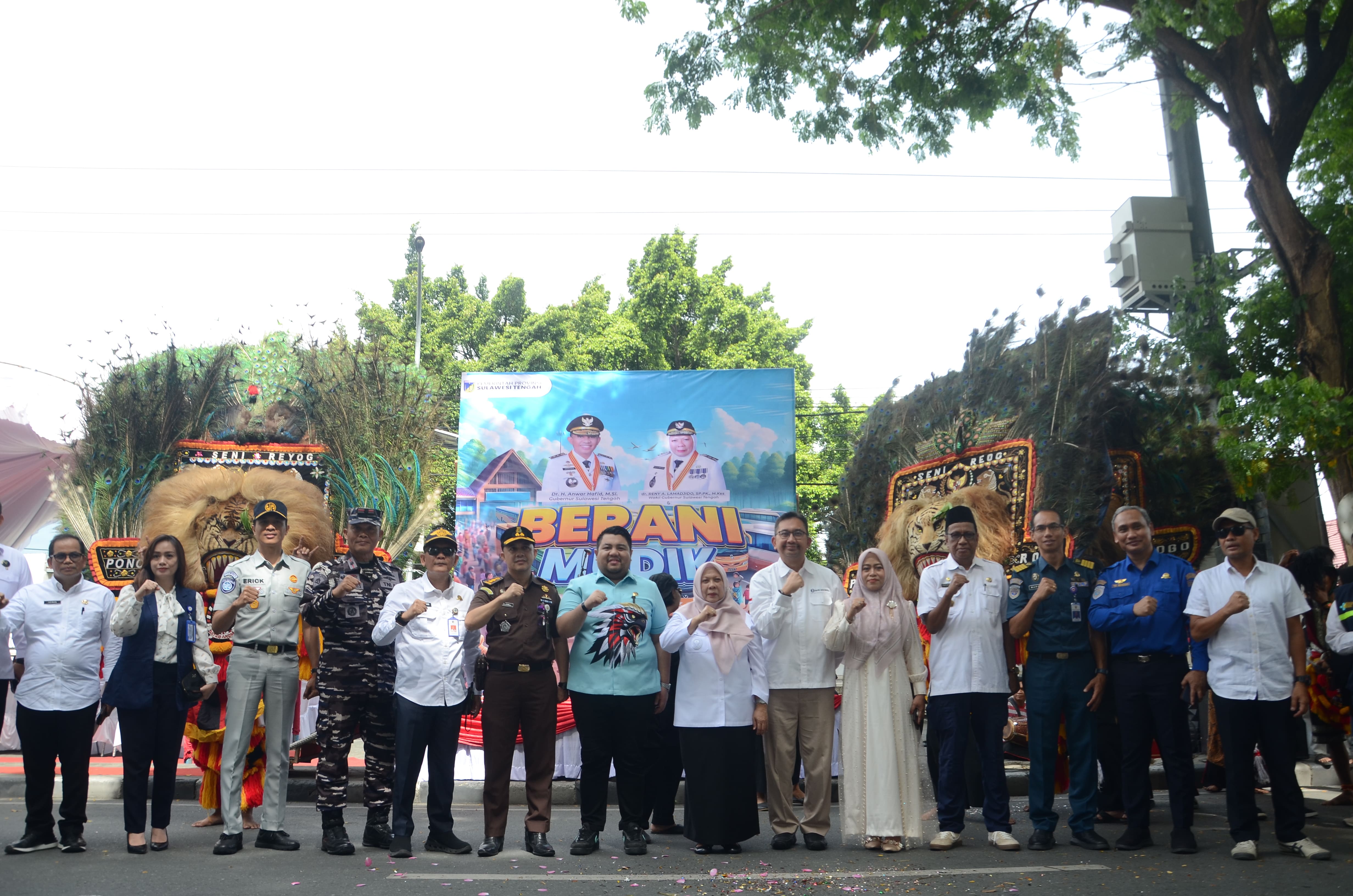 Gambar Berita: Kampanye Keselamatan Lalu Lintas Dinas Perhubungan Provinsi Sulawesi Tengah