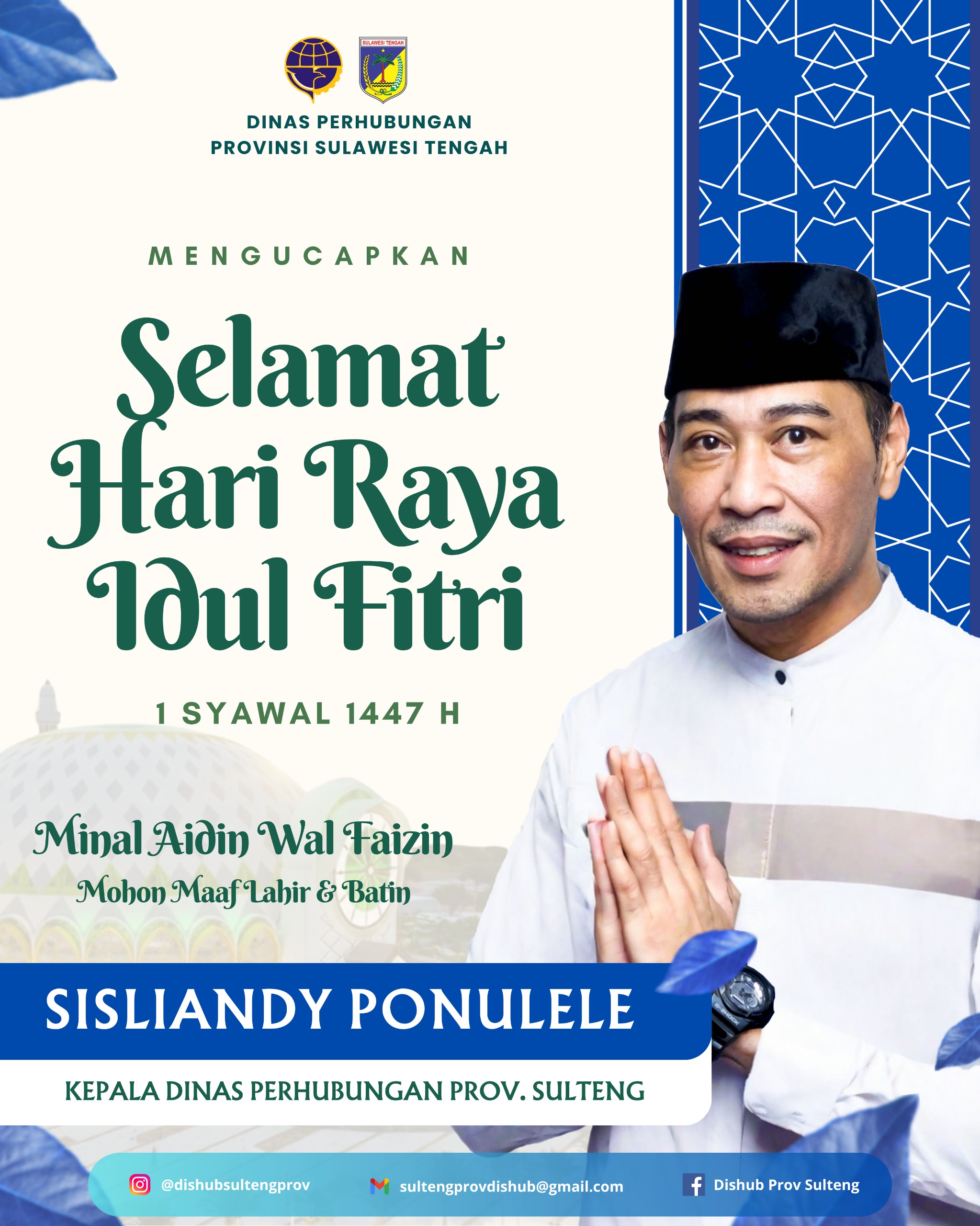 Ucapan / Pengumuman Dishub Sulteng